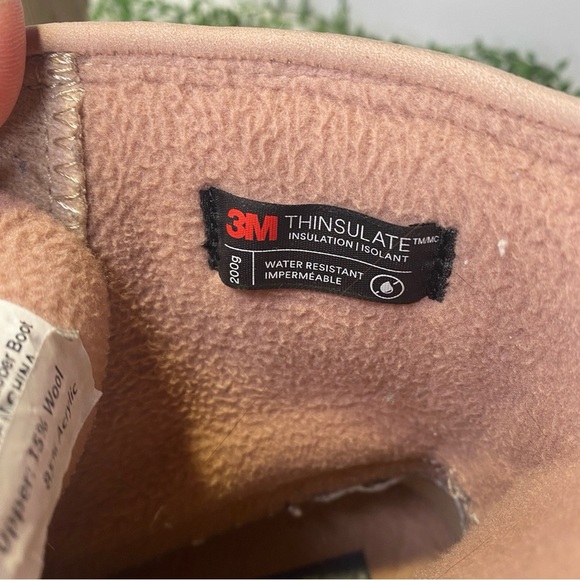 Sperry Top-Sider Saltwater Rain Duck Boots Rose Pink Size 8 Wool Emboss Lining - Picture 8 of 10